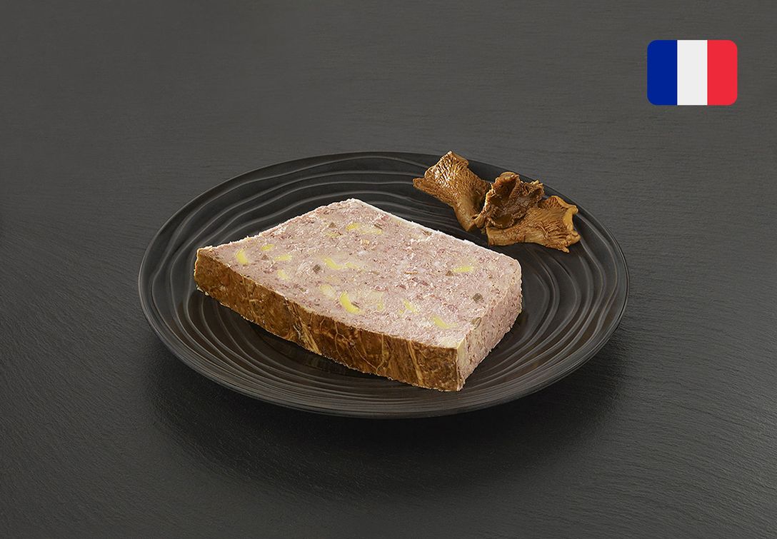 Click & collect Terrine de foie de canard aux girolles à Porte des