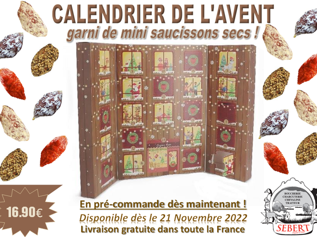 Click & collect Calendrier de l'Avent à Violaines Boucherie Charcuterie