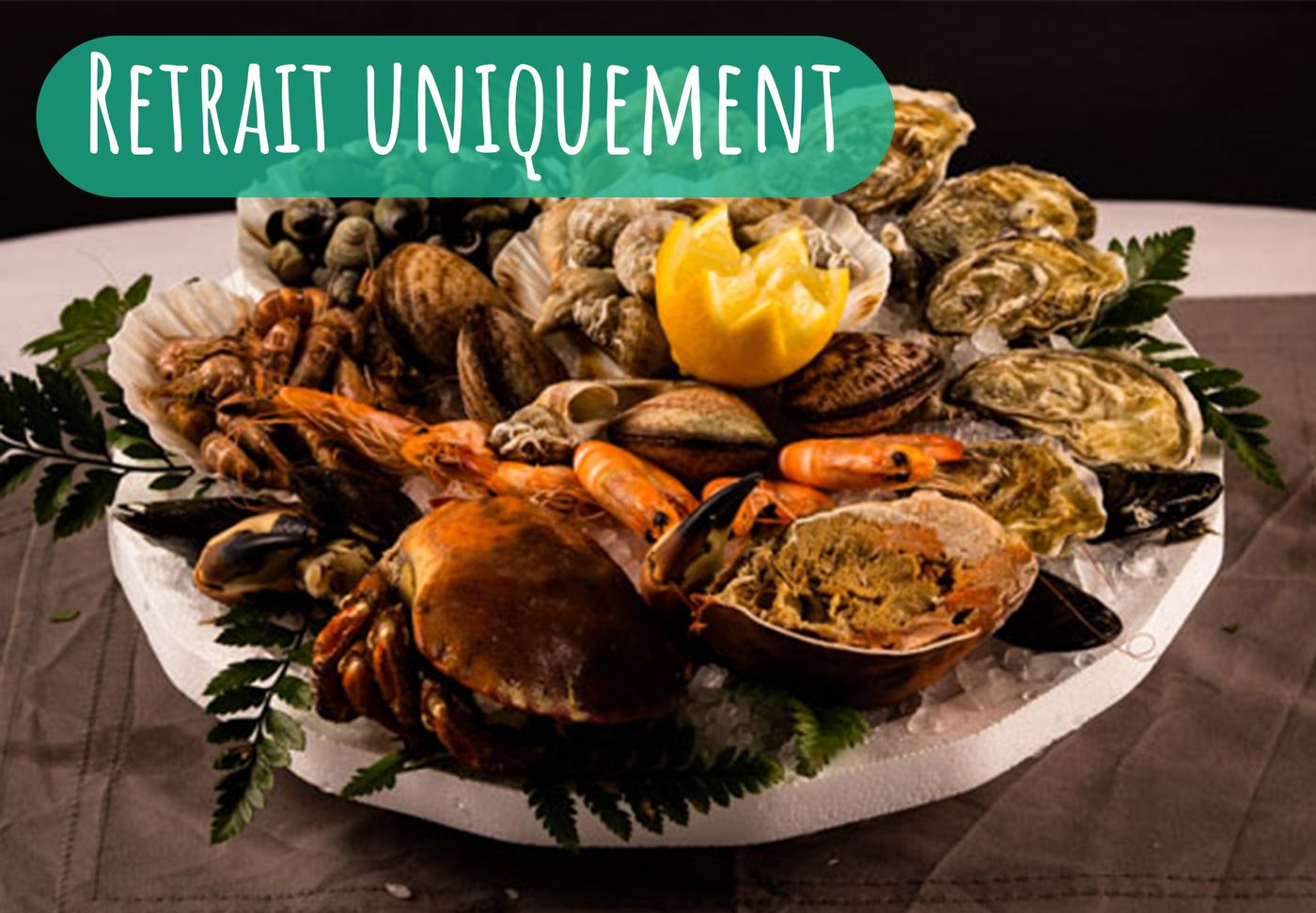 Livraison Plateau de fruits de Mer Le Pêcheur (à la part) à Rouen