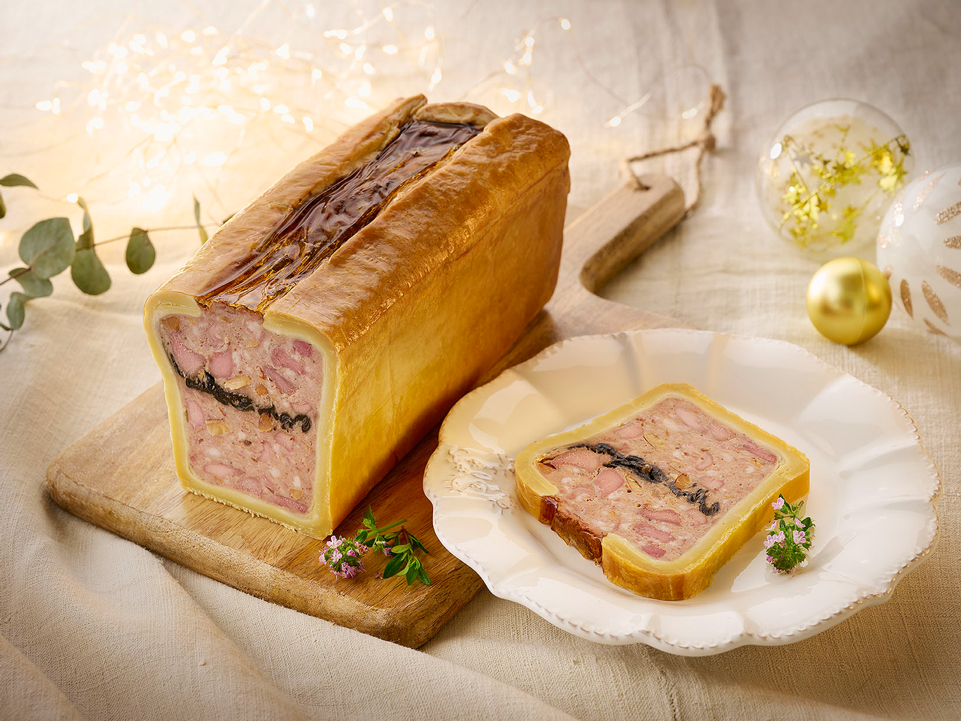 Livraison Pâté en croûte de chapon aux trompettes de la mort à Bordeaux