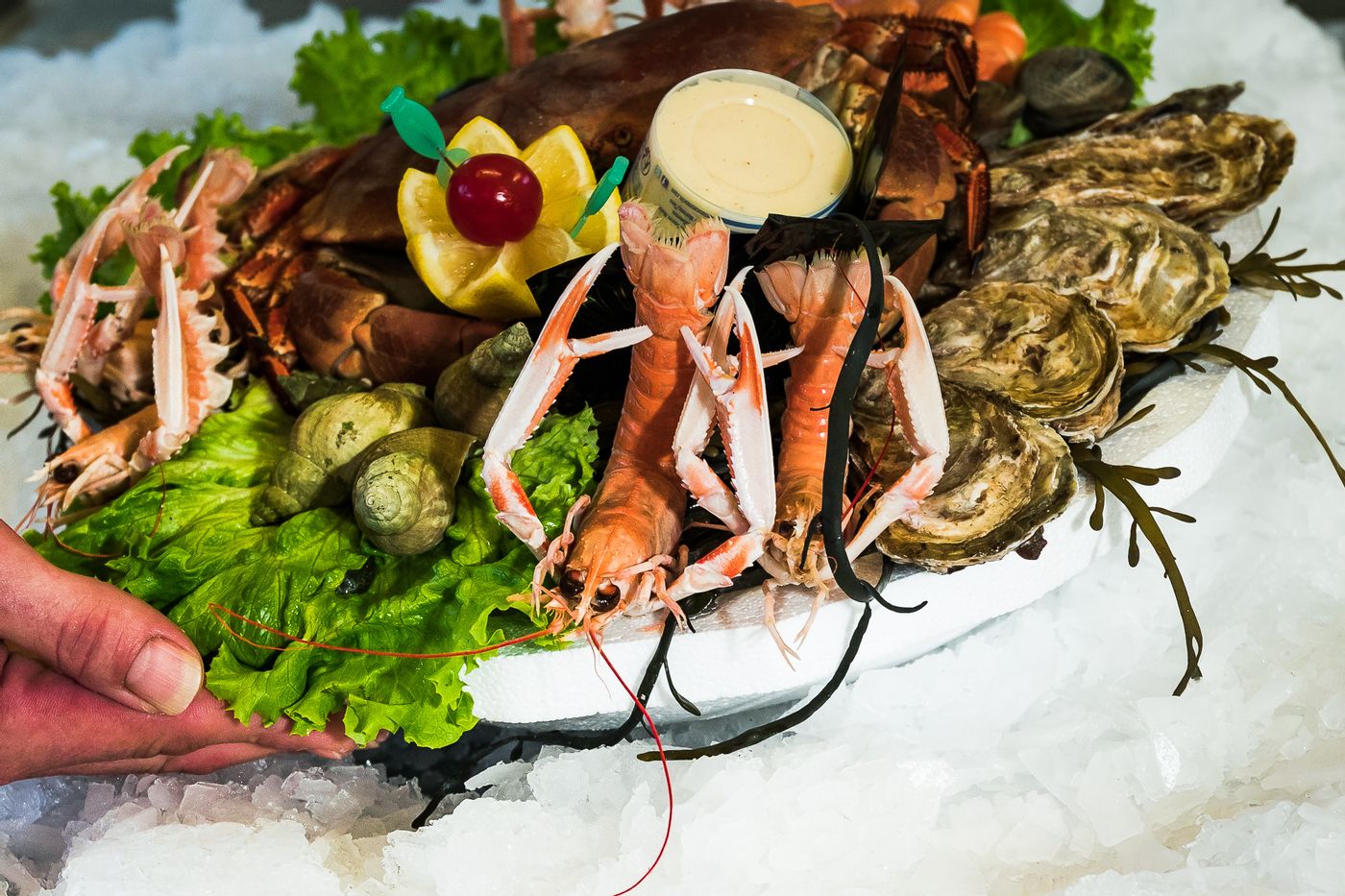 Livraison Plateau de fruits de mer Le Deauville (retrait uniquement à Rennes La Pêche Côtière