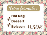 Notre formule à 11.5 €