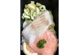 Poisson du jour cuisiné et petits légumes