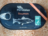 Saumon au naturel sans peau sans arrêtes Parallèles
