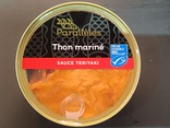 Thon mariné sauce teriyaki (soja et gingembre)