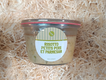 Risotto petits pois parmesan sans colorant