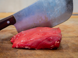 Steak viande courte