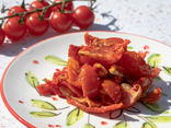 Tomates semi-séchées à l'ail