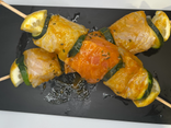 Brochette de poissons  marinées