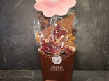 Assortiment choc. noir, lait et blanc