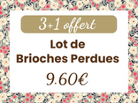 Lot de 3 Brioche perdue + 1 offert