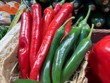 Piments verts ou rouges