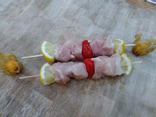 Brochette de poulet au citron