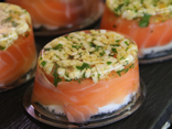 Œuf poché au saumon fumé
