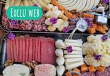 Plateau dînatoire fromages et charcuteries (10 à 12 pers.)