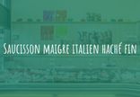 Saucisson maigre italien