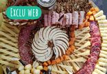 Plateau dînatoire fromages et charcuteries (20 à 25 pers.)