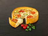 Quiche chèvre courgette