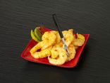 Gambas au curry doux