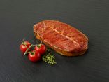 Paleron de bœuf tranché mariné barbecue