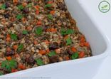 Moutzendra, Lentilles blondes, riz long, échalotes, olives