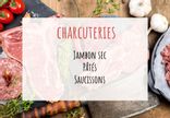 Assortiment de charcuteries avec pâtés (à la part)