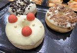 Donut au chocolat blanc