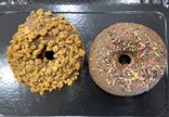 Donut au chocolat noir