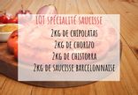 Lot spécialité saucisse