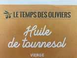 Huile vierge de tournesol
