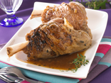 Souris d'agneau cuisinée au thym