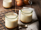Crème aux oeufs sur lit au caramel