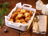 Boules de Noël au fromage saveur truffe