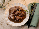 Civet de chevreuil sauce Grand Veneur