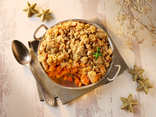 Crumble de légumes de Noël aux épices