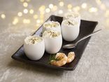 Oeuf de Noël aux crevettes