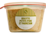 Risotto petits pois et parmesan
