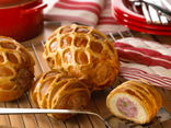 Saucisson brioché pistaché
