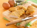 Aiguillettes de poulet panées