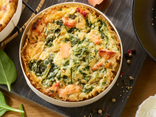 Coeur de tarte saumon épinards
