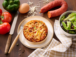 Coeur de tarte chorizo à l'espagnol