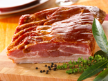 Poitrine de porc salé
