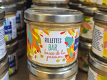 Rillette de bar et baies de la passion