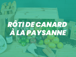 Rôti de canard à la paysanne