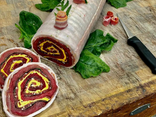 Roulé de bœuf cheddar/lard fumé 4/5personnes