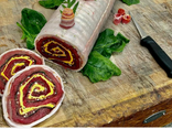 Roulé de bœuf cheddar/lard fumé 7/8personnes