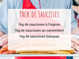 Pack de saucisses