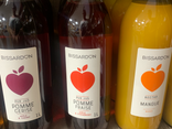 Jus de pomme fraise