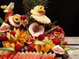 Corbeille de fruits découpés 6 personnes