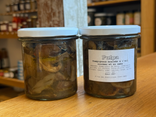 Champignons braisés à l'ail nouveau et au sake